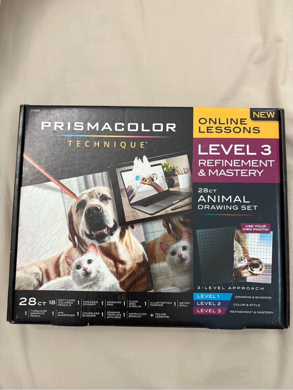 Prismacolor Technique Level 3 Animal Drawing Set - Black & Purple Packaging